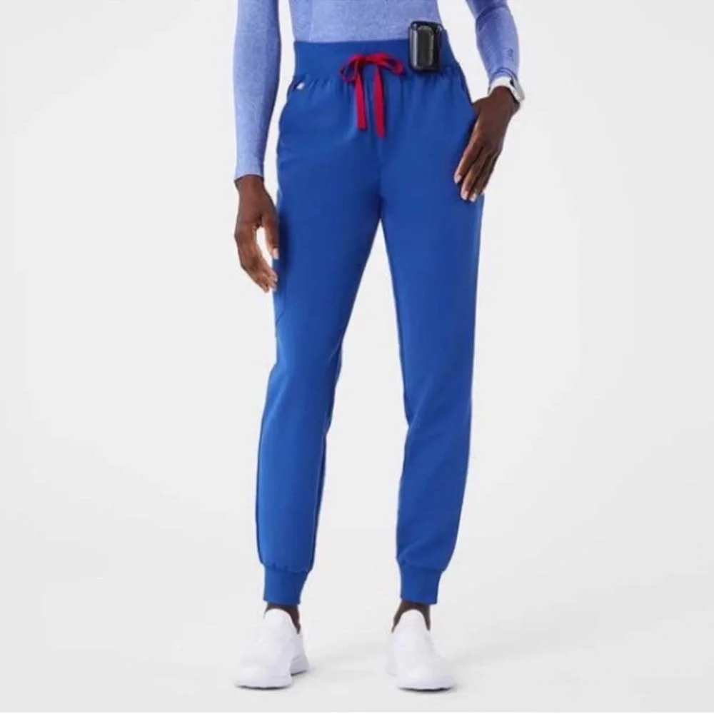Women’s Winning Blue Jogger Pants with Red Drawstring
